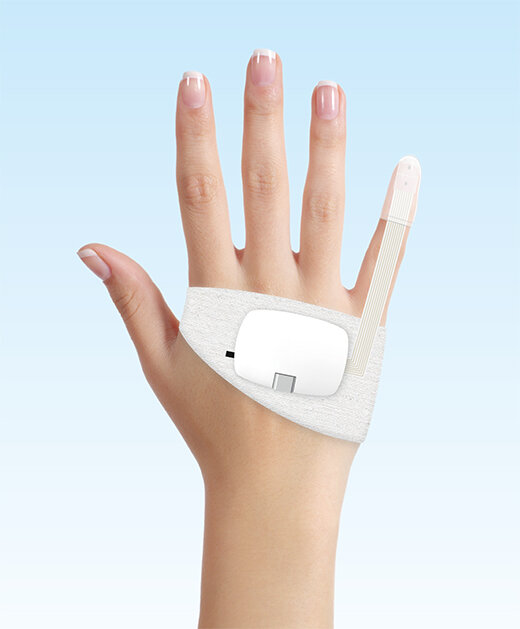 哺乳センシングデバイス＝住友ベーク ライト提供