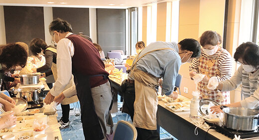 防災食をテーマに開いた地域のイベント