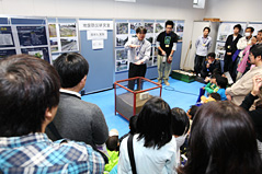 工学実感フェアの実験風景