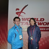 リオ大会でメダルを期待される濱田選手（右）と師弟ツーショット